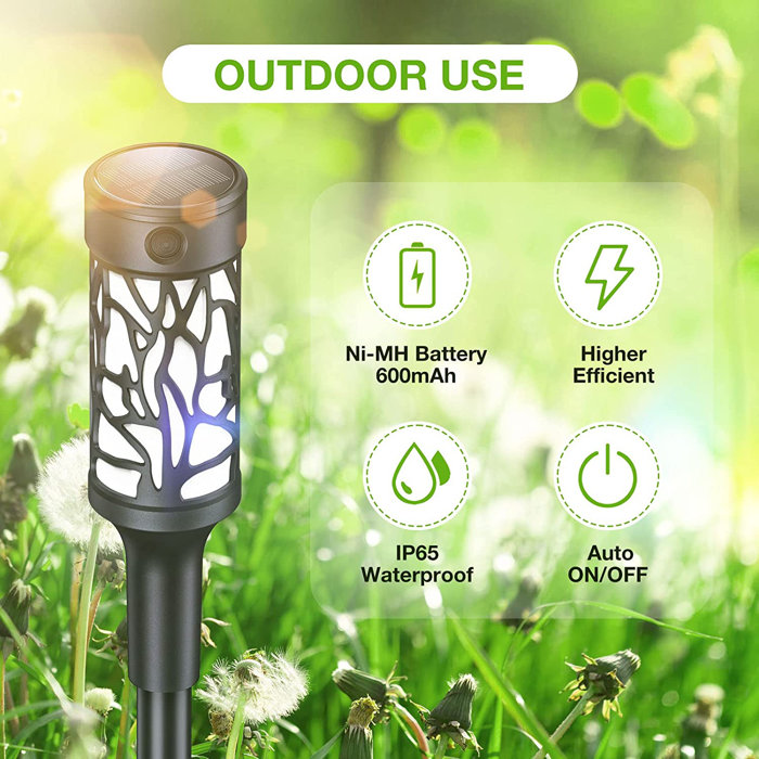 LETMY Solar Torch Lights Letmy Outdoor Brighter Solar Torch Lights With